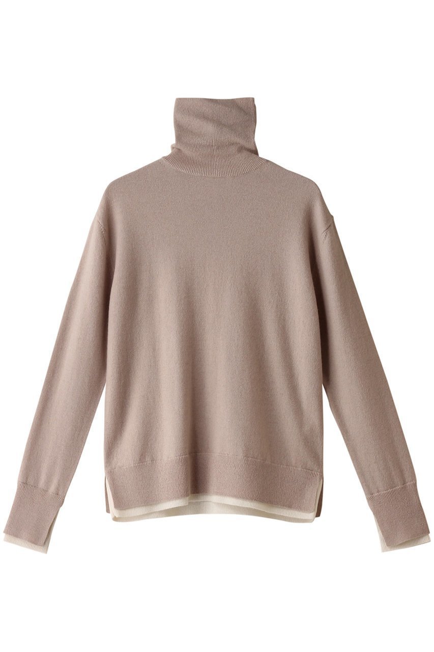 【ベイジ,/BEIGE,】のPOMPE(ポンプ)/ウールカシミヤタートルネックニット インテリア・キッズ・メンズ・レディースファッション・服の通販 founy(ファニー) 　ファッション　Fashion　レディースファッション　Ladies' Fashion Online　トップス・カットソー　Tops/Tshirt　ニット　Knit Tops　プルオーバー　Pullover　タートルネック　Turtleneck　インナー　Inner　カシミヤ　Cashmere　タートルネック　Turtleneck　定番　Standard　Taupe×Ecru|ID: prp329100004578774 ipo3291000000032435498