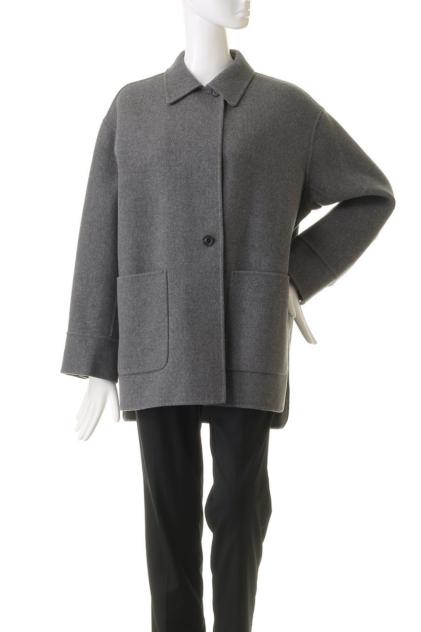 【ベイジ,/BEIGE,】のGRASSE(グラス)/ステンカラーリバーショートコート 人気、トレンドファッション・服の通販 founy(ファニー) 　ファッション　Fashion　レディースファッション　Fashion for Women　アウター　Coat / Outerwear Collection　コート・ロングコート・ピーコート　Long Coats, Peacoats & More　なめらか　Smooth, Silky Texture　クラシカル　Classical, Vintage-Inspired　グラス　Glass, Eyewear　ショルダー　Shoulder, Shoulder Strap　ショート　Short, Short Length　ドロップ　Drop Shoulder, Dropped Style　other-2|ID: prp329100004578779 ipo3291000000032949209