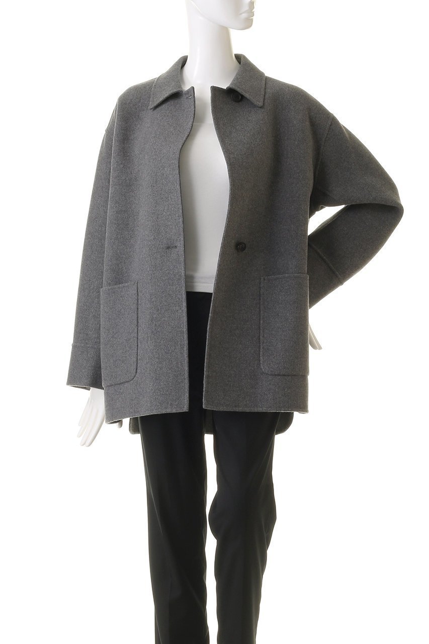 【ベイジ,/BEIGE,】のGRASSE(グラス)/ステンカラーリバーショートコート 人気、トレンドファッション・服の通販 founy(ファニー) 　ファッション　Fashion　レディースファッション　Fashion for Women　アウター　Coat / Outerwear Collection　コート・ロングコート・ピーコート　Long Coats, Peacoats & More　なめらか　Smooth, Silky Texture　クラシカル　Classical, Vintage-Inspired　グラス　Glass, Eyewear　ショルダー　Shoulder, Shoulder Strap　ショート　Short, Short Length　ドロップ　Drop Shoulder, Dropped Style　other-7|ID: prp329100004578779 ipo3291000000032949241