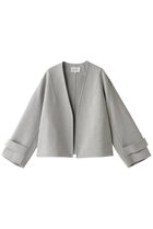 【ベイジ,/BEIGE,】のGRASSE(グラス)/リバーウールクロップドコート L Gray|ID: prp329100004578780 ipo3291000000035064344