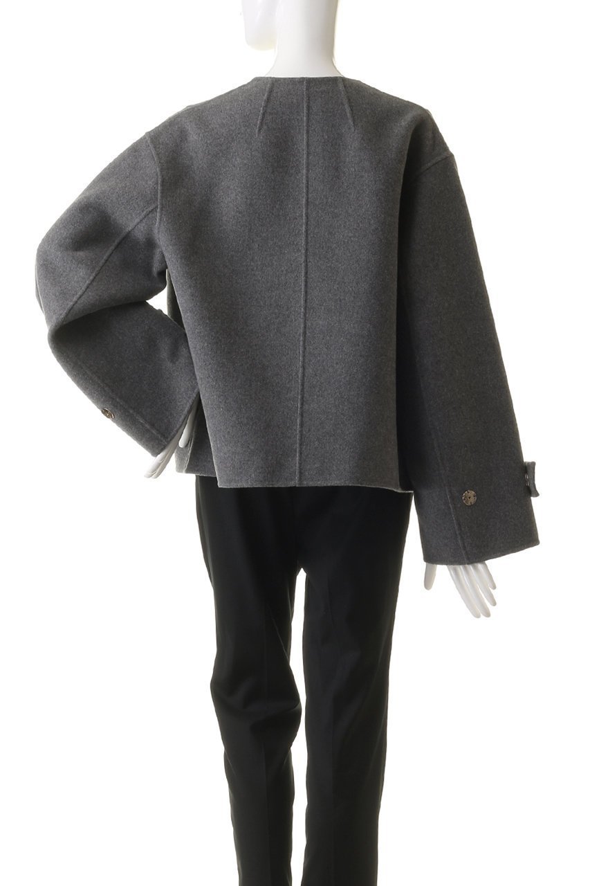 【ベイジ,/BEIGE,】のGRASSE(グラス)/リバーウールクロップドコート 人気、トレンドファッション・服の通販 founy(ファニー) 　ファッション　Fashion　レディースファッション　Fashion for Women　アウター　Coat / Outerwear Collection　コート・ロングコート・ピーコート　Long Coats, Peacoats & More　なめらか　Smooth, Silky Texture　クロップド　Cropped, Short Length　グラス　Glass, Eyewear　ショート　Short, Short Length　今季　This Season, Current Season　other-4|ID: prp329100004578780 ipo3291000000035468833