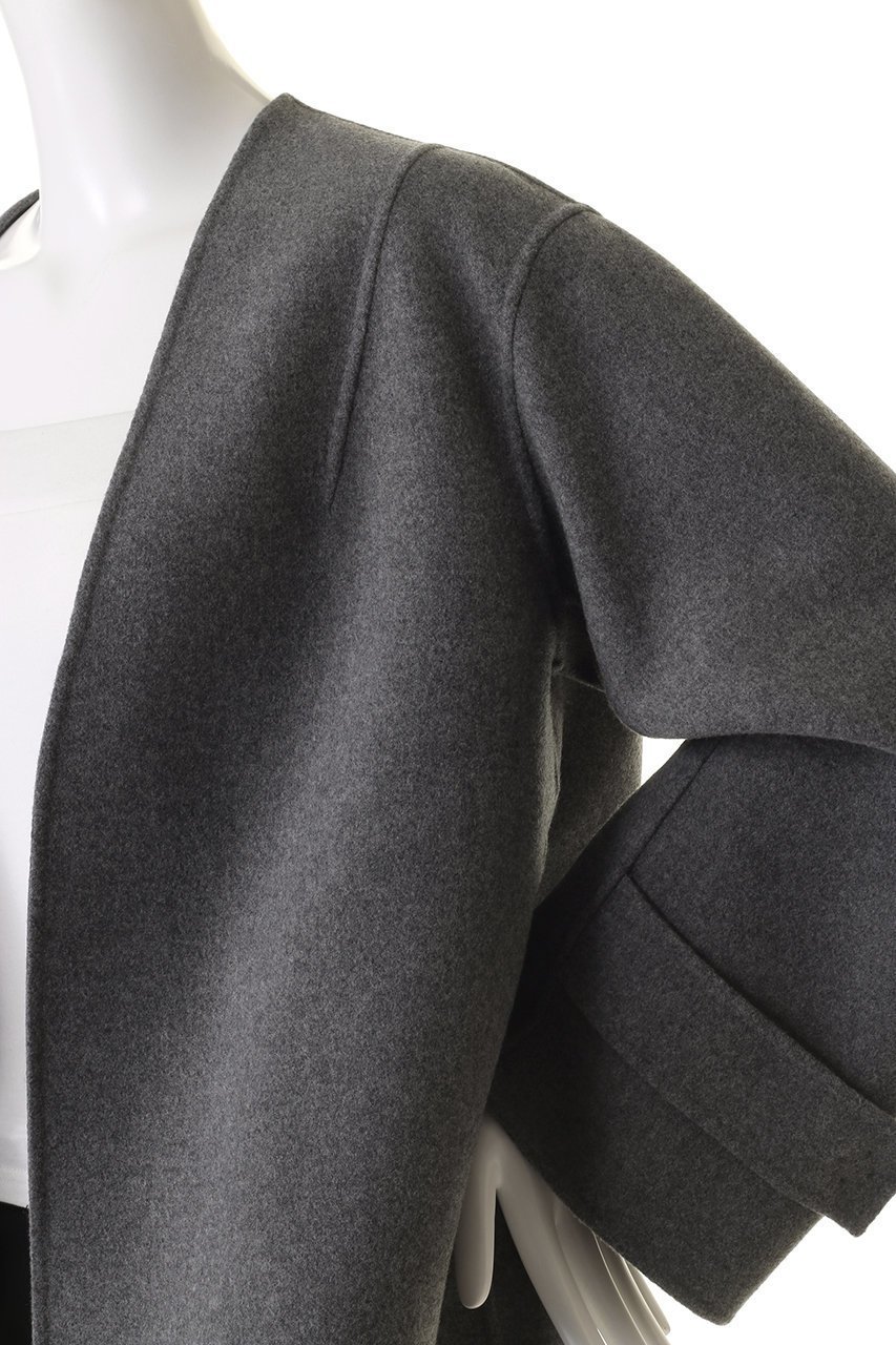 【ベイジ,/BEIGE,】のGRASSE(グラス)/リバーウールクロップドコート 人気、トレンドファッション・服の通販 founy(ファニー) 　ファッション　Fashion　レディースファッション　Fashion for Women　アウター　Coat / Outerwear Collection　コート・ロングコート・ピーコート　Long Coats, Peacoats & More　なめらか　Smooth, Silky Texture　クロップド　Cropped, Short Length　グラス　Glass, Eyewear　ショート　Short, Short Length　今季　This Season, Current Season　other-5|ID: prp329100004578780 ipo3291000000035468834