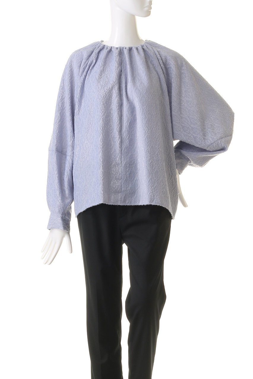 【ベイジ,/BEIGE,】のCOISETTE/ブラウス 人気、トレンドファッション・服の通販 founy(ファニー) 　ファッション　Fashion　レディースファッション　Fashion for Women　トップス・カットソー　Cut & Sew Tops　シャツ・ブラウス・オフィスカジュアル　Elegant Blouses & Button-Ups　ジャカード／ジャガード　Jacquard, Woven Pattern　スリーブ　Sleeve, Long Sleeve / Short Sleeve　フォルム　Silhouette, Form　ボトム　Bottoms, Lower Wear　ロング　Long, Long-Length　ワイド　Wide, Wide Fit　other-2|ID: prp329100004578781 ipo3291000000035781548