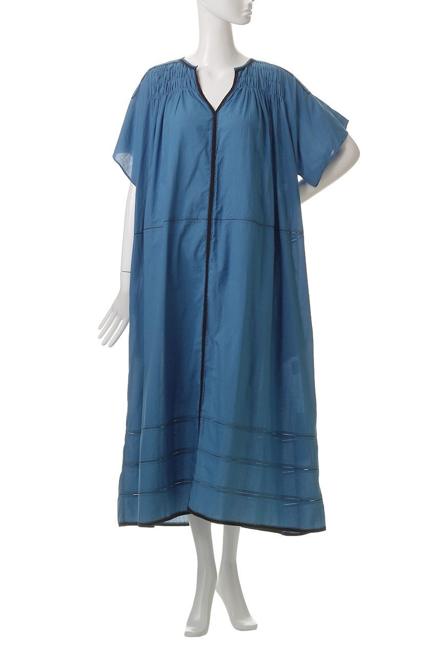 【ハウス オブ ロータス/HOUSE OF LOTUS】のコットンハンドステッチワンピース 人気、トレンドファッション・服の通販 founy(ファニー) 　ファッション　Fashion　レディースファッション　WOMEN　ワンピース　Dress　チュニック　Tunic　インド　India　ギャザー　Gather　チュニック　Tunic　ハンド　Hand　パイピング　Piping　ロング　Long　NEW・新作・新着・新入荷　New Arrivals　other-2|ID: prp329100004578783 ipo3291000000032435593