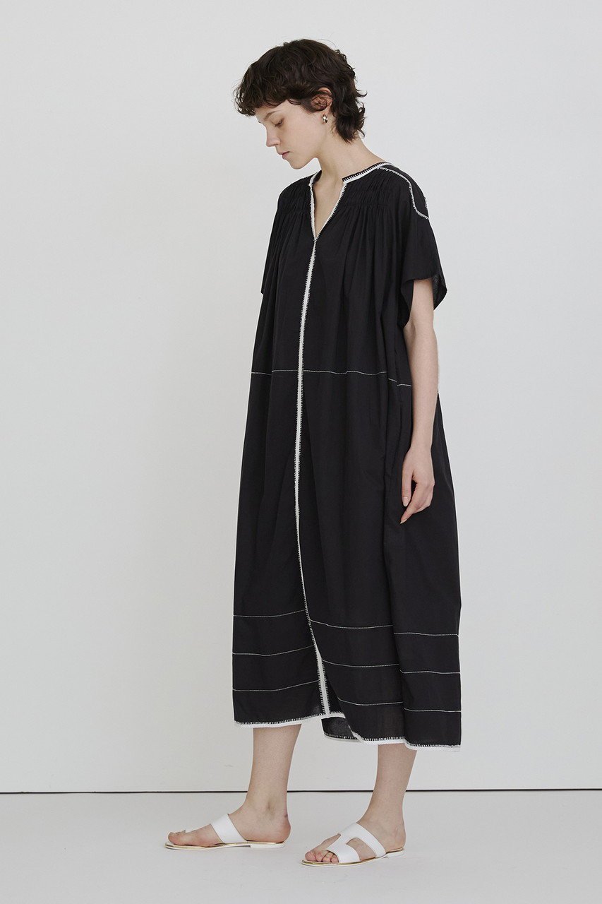 【ハウス オブ ロータス/HOUSE OF LOTUS】のコットンハンドステッチワンピース 人気、トレンドファッション・服の通販 founy(ファニー) 　ファッション　Fashion　レディースファッション　Fashion for Women　ワンピース　Dresses　チュニック　Tunic Tops & Dresses　インド　Indian Textile　ギャザー　Gathered, Ruffled　チュニック　Tunic, Long Top　ハンド　Hand, Handmade　パイピング　Piping, Trim Design　ロング　Long, Long-Length　other-6|ID: prp329100004578783 ipo3291000000033075950