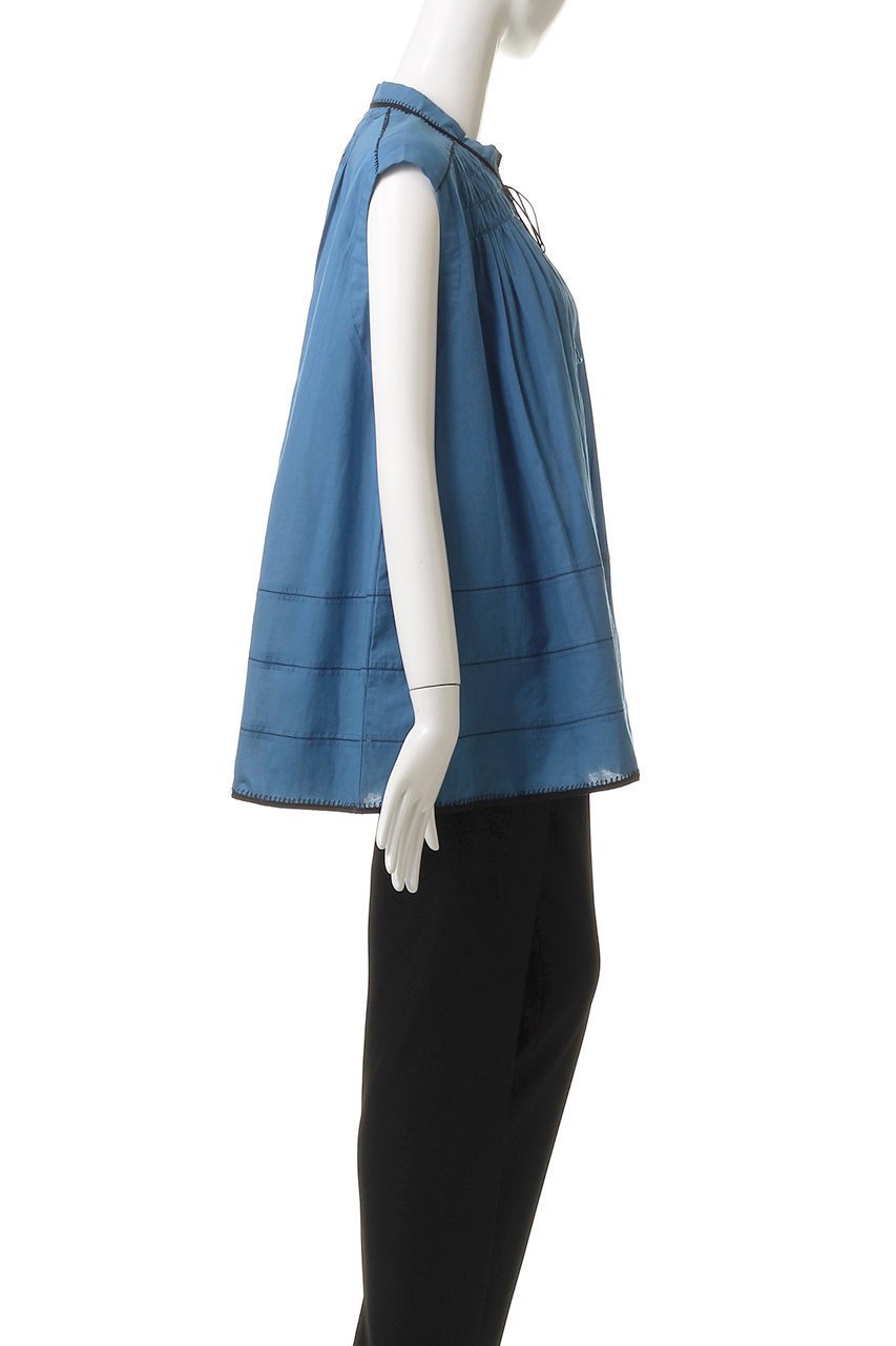 【ハウス オブ ロータス/HOUSE OF LOTUS】のコットンハンドステッチブラウス 人気、トレンドファッション・服の通販 founy(ファニー) 　ファッション　Fashion　レディースファッション　WOMEN　トップス・カットソー　Tops/Tshirt　キャミソール / ノースリーブ　No Sleeves　シャツ/ブラウス　Shirts/Blouses　インド　India　ギャザー　Gather　ノースリーブ　No Sleeve　ハンド　Hand　バランス　Balance　パイピング　Piping　NEW・新作・新着・新入荷　New Arrivals　other-3|ID: prp329100004578784 ipo3291000000032435601