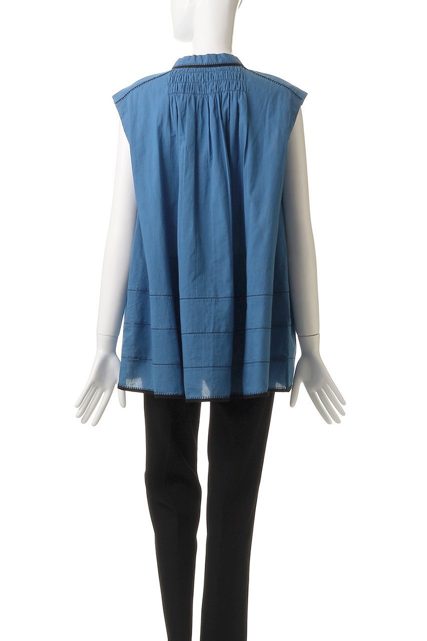 【ハウス オブ ロータス/HOUSE OF LOTUS】のコットンハンドステッチブラウス 人気、トレンドファッション・服の通販 founy(ファニー) 　ファッション　Fashion　レディースファッション　WOMEN　トップス・カットソー　Tops/Tshirt　キャミソール / ノースリーブ　No Sleeves　シャツ/ブラウス　Shirts/Blouses　インド　India　ギャザー　Gather　ノースリーブ　No Sleeve　ハンド　Hand　バランス　Balance　パイピング　Piping　NEW・新作・新着・新入荷　New Arrivals　other-4|ID: prp329100004578784 ipo3291000000032435602