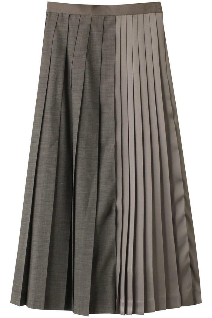 【ベイジ,/BEIGE,】のMOYE(モイエ)/プリーツスカート インテリア・キッズ・メンズ・レディースファッション・服の通販 founy(ファニー) https://founy.com/ ファッション Fashion レディースファッション Fashion for Women スカート Skirts プリーツスカート / 上品フェミニンスタイル Pleated Skirts ロングスカート Long Skirts / Maxi & Midi Skirts サテン Satin, Glossy Fabric シンプル Simple, Minimal ドッキング Docking, Mixed Material プリーツ Pleats, Pleated ロング Long, Long-Length |ID: prp329100004578786 ipo3291000000035056951