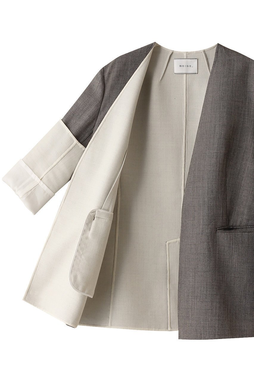 【ベイジ,/BEIGE,】のGRANET(グラネット)/ジャケット 人気、トレンドファッション・服の通販 founy(ファニー) 　ファッション　Fashion　レディースファッション　Fashion for Women　アウター　Coat / Outerwear Collection　レディースジャケット・軽アウター　Jackets　インナー　Innerwear　カーディガン　Cardigan, Knitwear　ジャケット　Jacket, Outerwear　再入荷　Restock / Back in Stock　秋　Autumn　羽織　Haori, Light Jacket　other-6|ID: prp329100004578787 ipo3291000000035064992