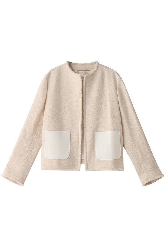【ベイジ,/BEIGE,】のMILLAM(ミラム)/ノーカラージャケット インテリア・キッズ・メンズ・レディースファッション・服の通販 founy(ファニー) https://founy.com/ ファッション Fashion レディースファッション WOMEN アウター Coat Outerwear ジャケット Jackets ノーカラージャケット No Collar Leather Jackets おすすめ Recommend カーディガン Cardigan クラシカル Classical シンプル Simple ジャケット Jacket フリンジ Fringe 定番 Standard |ID: prp329100004578788 ipo3291000000032435633