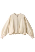 【ベイジ,/BEIGE,】のNIQUE(ニケ)/ノーカラーブルゾン Ecru|ID: prp329100004578789 ipo3291000000035065393