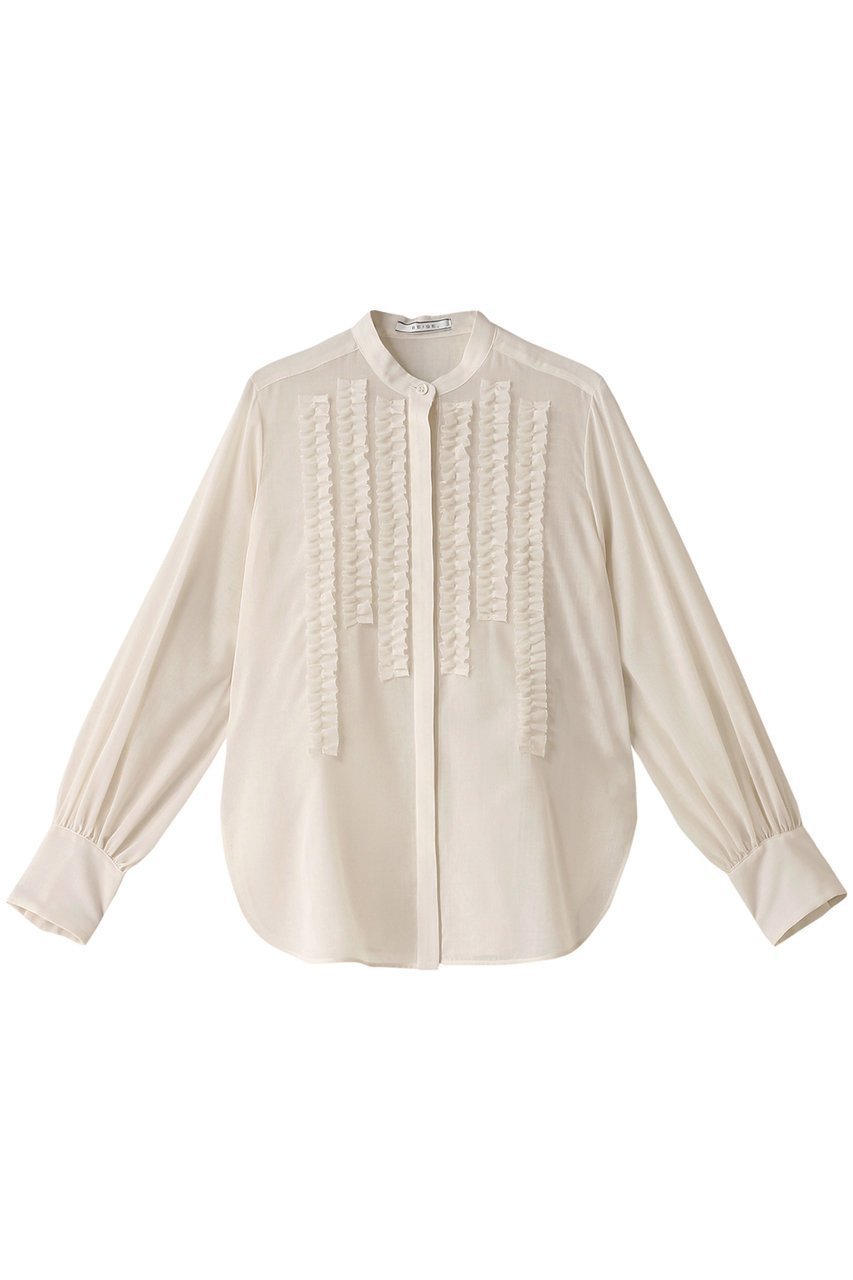 【ベイジ,/BEIGE,】のMOYE(モイエ)/フリルブラウス 人気、トレンドファッション・服の通販 founy(ファニー) 　ファッション　Fashion　レディースファッション　Ladies' Fashion Online　トップス・カットソー　Tops/Tshirt　シャツ/ブラウス　Shirts/Blouses　インナー　Inner　カフス　Cuffs　ジャケット　Jacket　スリーブ　Sleeve　フリル　Frills　ロング　Long　 other-1|ID: prp329100004578790 ipo3291000000032435652