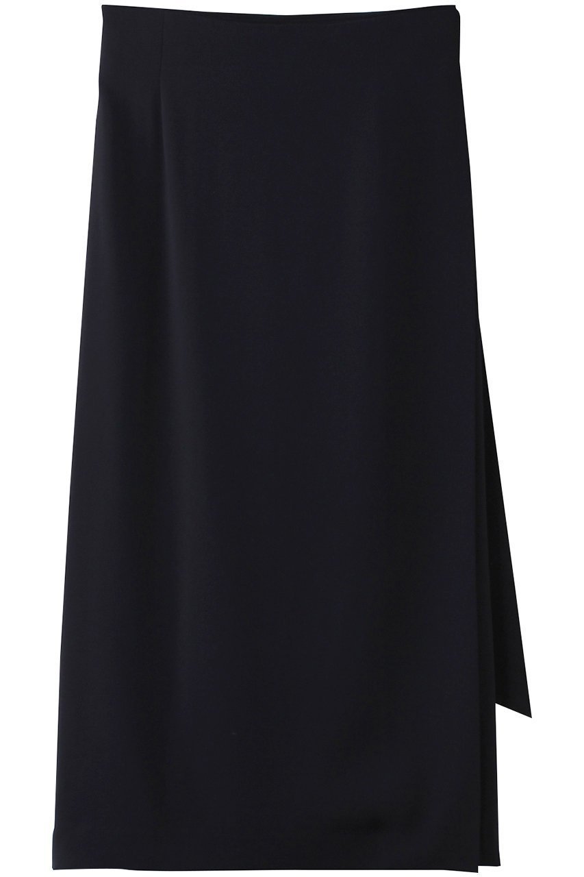 【ベイジ,/BEIGE,】のFLEUR(フレール)/ラップスカート インテリア・キッズ・メンズ・レディースファッション・服の通販 founy(ファニー) 　ファッション　Fashion　レディースファッション　Fashion for Women　スカート　Skirts　ロングスカート　Long Skirts / Maxi & Midi Skirts　なめらか　Smooth, Silky Texture　シンプル　Simple, Minimal　ラップ　Wrap, Wrap Design　ロング　Long, Long-Length　エレガント 上品　Elegant　Navy|ID: prp329100004578793 ipo3291000000035056963