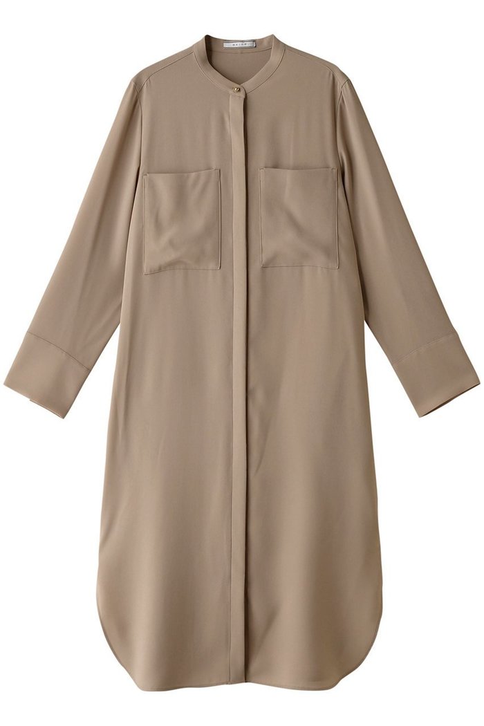 【ベイジ,/BEIGE,】のFLEUR(フレール)/シャツドレス インテリア・キッズ・メンズ・レディースファッション・服の通販 founy(ファニー) https://founy.com/ ファッション Fashion レディースファッション Ladies' Fashion Online ワンピース Dress ドレス Party Dresses チュニック Tunic なめらか Smooth スリット Slit チュニック Tunic ドレス Dress ポケット Pocket ロング Long エレガント 上品 Elegant |ID: prp329100004578794 ipo3291000000032435692