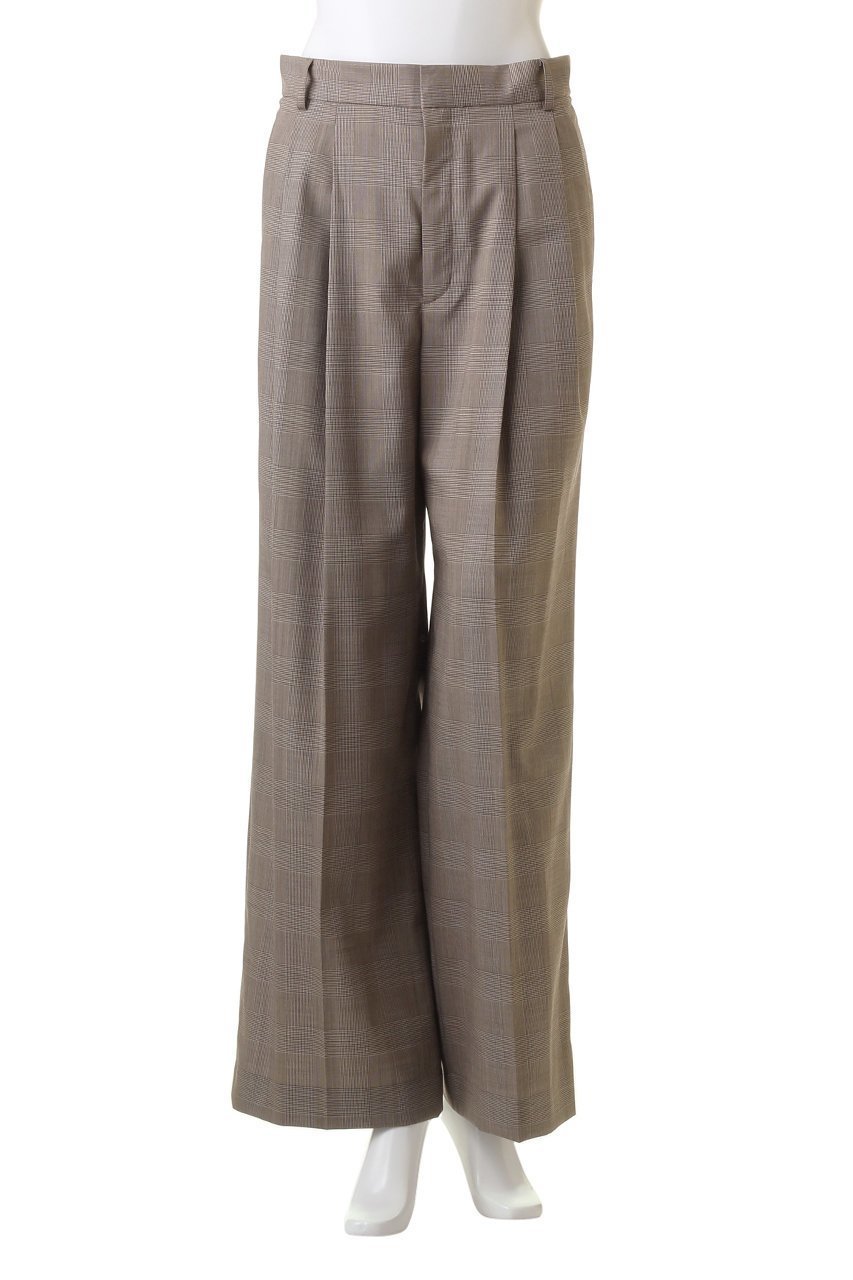 【ベイジ,/BEIGE,】のMER(メール)/グレンチェックパンツ 人気、トレンドファッション・服の通販 founy(ファニー) 　ファッション　Fashion　レディースファッション　Fashion for Women　パンツ　Pants & Trousers　おすすめ　Recommended / Our Picks　ジャケット　Jacket, Outerwear　ストレッチ　Stretch, Stretchy Fabric　セットアップ　Set-Up, Coordinated Outfit　センター　Center, Center Line　チェック　Check, Plaid, Tartan　ワイド　Wide, Wide Fit　エレガント 上品　Elegant　other-2|ID: prp329100004578796 ipo3291000000035055493