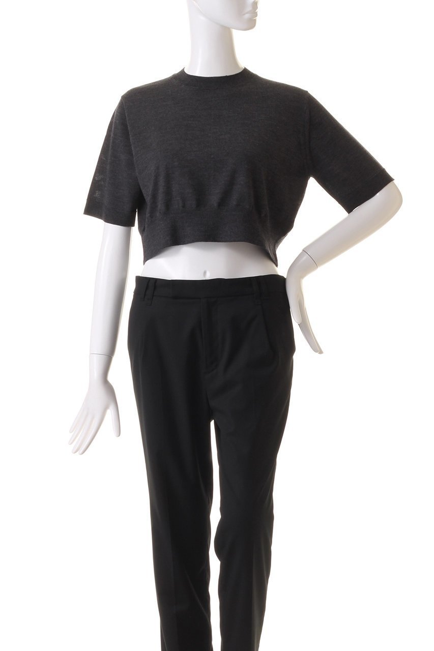 【ベイジ,/BEIGE,】のLA MONNAIE(ラモネ)/ショート丈ニット 人気、トレンドファッション・服の通販 founy(ファニー) 　ファッション　Fashion　レディースファッション　Fashion for Women　トップス・カットソー　Cut & Sew Tops　ニット　Knit Tops & Sweaters　カジュアルプルオーバー・ニットトップス　Pullovers & Knit Tops / Casual Pullovers　なめらか　Smooth, Silky Texture　ショート　Short, Short Length　スタイリッシュ　Stylish, Fashionable　トレンド　Trend, Trending Now　ボトム　Bottoms, Lower Wear　ワイド　Wide, Wide Fit　今季　This Season, Current Season　other-2|ID: prp329100004578800 ipo3291000000035066633