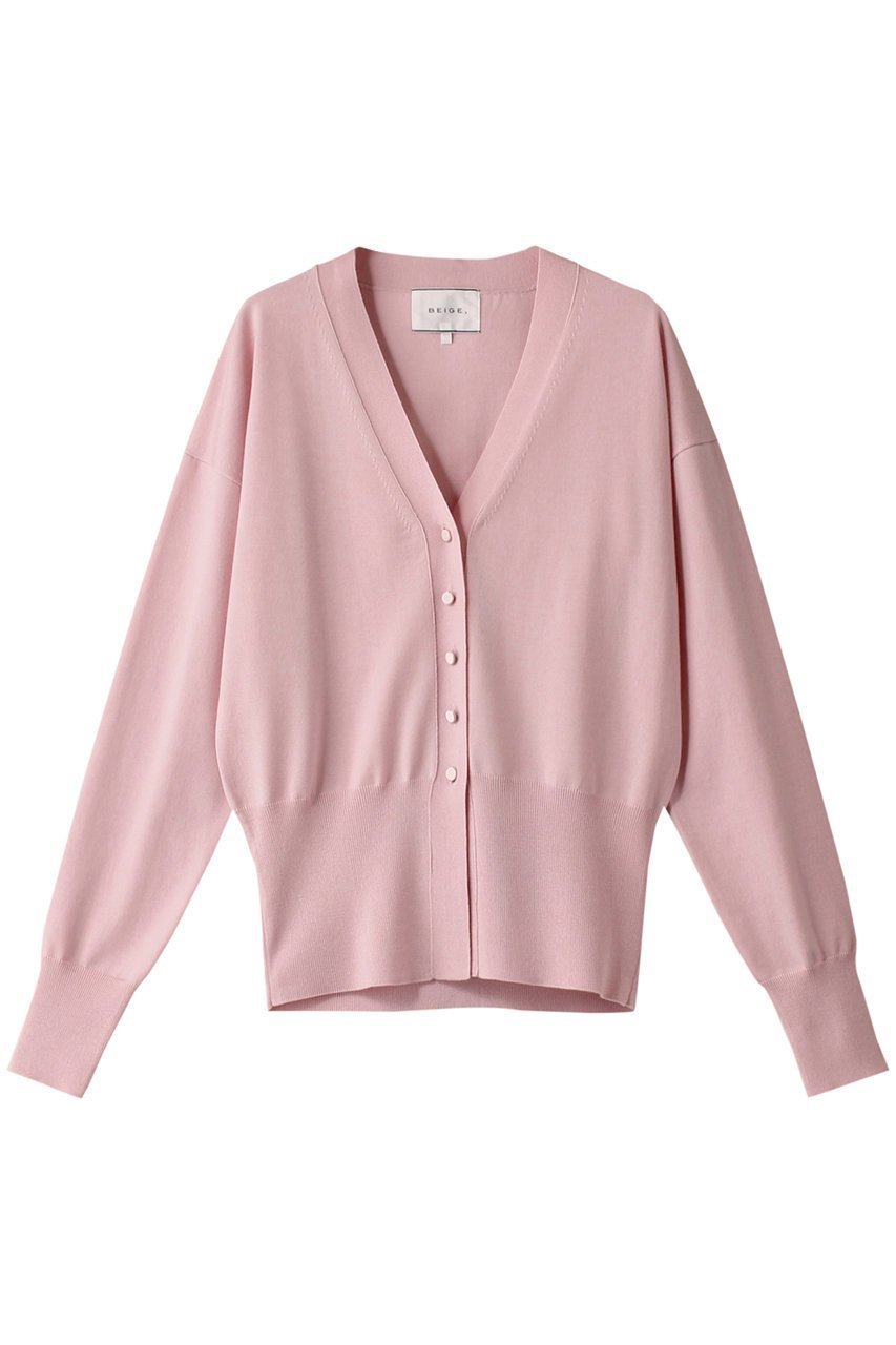 【ベイジ,/BEIGE,】のLA MONNAIE(ラモネ)/カーディガン インテリア・キッズ・メンズ・レディースファッション・服の通販 founy(ファニー) 　ファッション　Fashion　レディースファッション　Ladies' Fashion Online　トップス・カットソー　Tops/Tshirt　ニット　Knit Tops　カーディガン　Cardigans　カーディガン　Cardigan　デコルテ　Decolletage　羽織　Haori　Pink|ID: prp329100004578802 ipo3291000000032435771