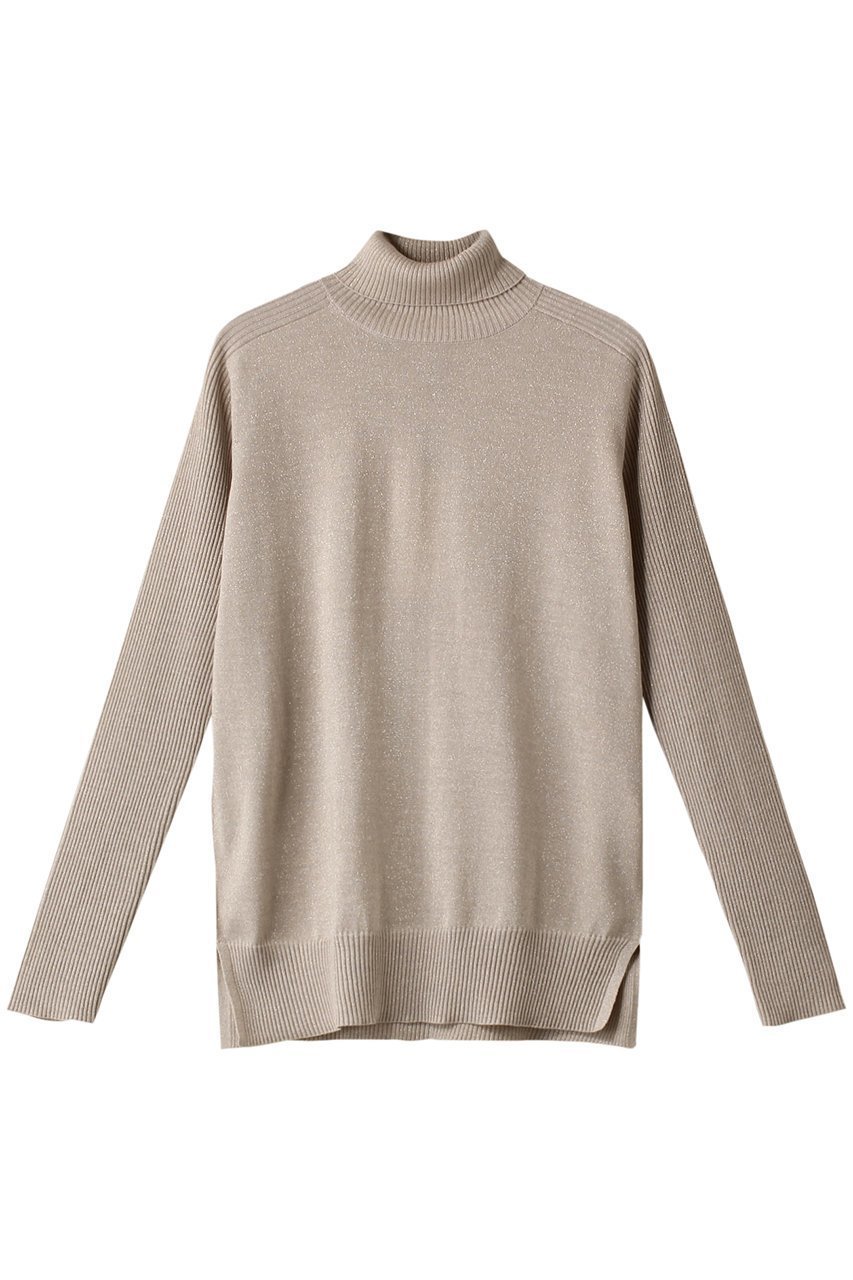 【ベイジ,/BEIGE,】のLA MONNAIE(ラモネ)/ラメタートルネックニット インテリア・キッズ・メンズ・レディースファッション・服の通販 founy(ファニー) 　ファッション　Fashion　レディースファッション　Fashion for Women　トップス・カットソー　Cut & Sew Tops　ニット　Knit Tops & Sweaters　カジュアルプルオーバー・ニットトップス　Pullovers & Knit Tops / Casual Pullovers　タートルネック・ハイネックトップス　Turtlenecks & High-Neck Tops　なめらか　Smooth, Silky Texture　インナー　Innerwear　オケージョン　Occasion Wear　ジャケット　Jacket, Outerwear　タートルネック　Turtleneck, High Neck　ビジネス 仕事 通勤　Business / Work / Commuting　Gold|ID: prp329100004578803 ipo3291000000032937963
