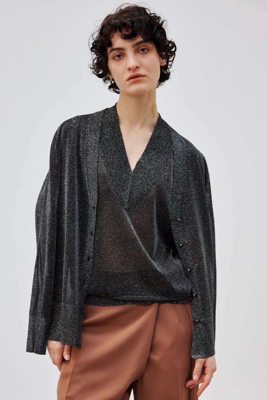 【ベイジ,/BEIGE,】のRIOU(リウ)/カーディガン 人気、トレンドファッション・服の通販 founy(ファニー) 　ファッション　Fashion　レディースファッション　Fashion for Women　トップス・カットソー　Cut & Sew Tops　ニット　Knit Tops & Sweaters　カーディガン・羽織り　Layered Style Cardigans　アンサンブル　Ensemble Set　カーディガン　Cardigan, Knitwear　シアー　Sheer, See-Through　シンプル　Simple, Minimal　夏　Summer　other-6|ID: prp329100004578811 ipo3291000000032938911