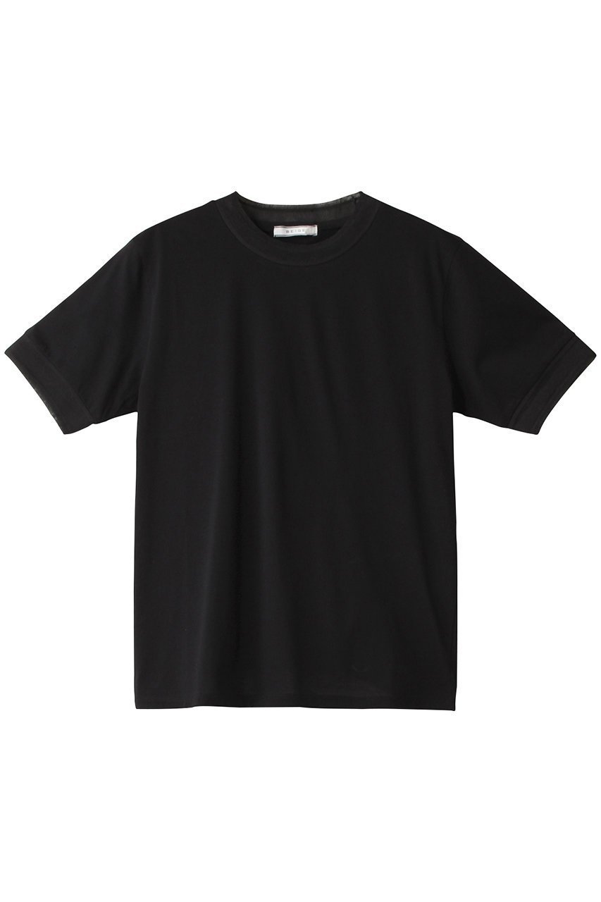 【ベイジ,/BEIGE,】のNADINE(ナディーヌ)/Tシャツ インテリア・キッズ・メンズ・レディースファッション・服の通販 founy(ファニー) 　ファッション　Fashion　レディースファッション　WOMEN　トップス・カットソー　Tops/Tshirt　シャツ/ブラウス　Shirts/Blouses　ロング / Tシャツ　T-Shirts　カットソー　Cut and Sewn　インナー　Inner　コンパクト　Compact　ショート　Short　シンプル　Simple　スリーブ　Sleeve　エレガント 上品　Elegant　定番　Standard　Black|ID: prp329100004578812 ipo3291000000032435868
