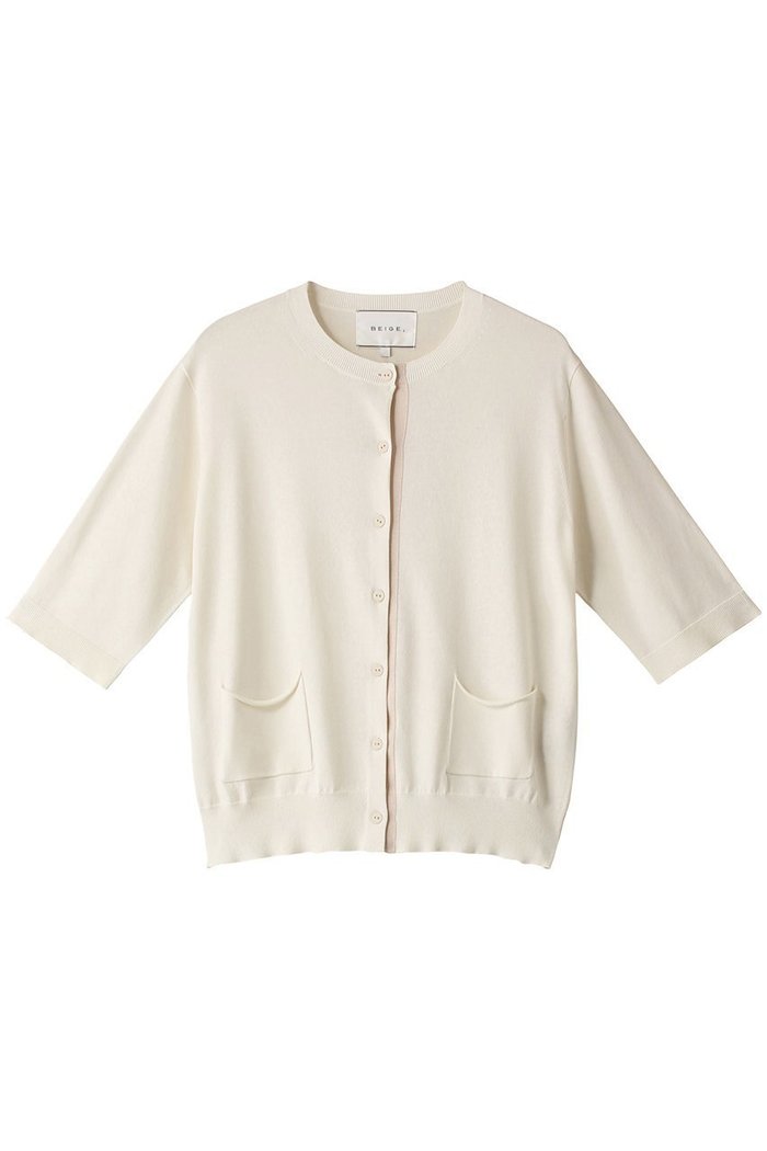 【ベイジ,/BEIGE,】のVALOIS(ヴァロア)/半袖カーディガン インテリア・キッズ・メンズ・レディースファッション・服の通販 founy(ファニー) https://founy.com/ ファッション Fashion レディースファッション Ladies' Fashion Online トップス・カットソー Tops/Tshirt ニット Knit Tops カーディガン Cardigans カーディガン Cardigan ビジネス 仕事 通勤 Business 半袖 Short Sleeve 羽織 Haori |ID: prp329100004578816 ipo3291000000032435913