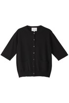 【ベイジ,/BEIGE,】のVALOIS(ヴァロア)/半袖カーディガン Black|ID: prp329100004578816 ipo3291000000032435916