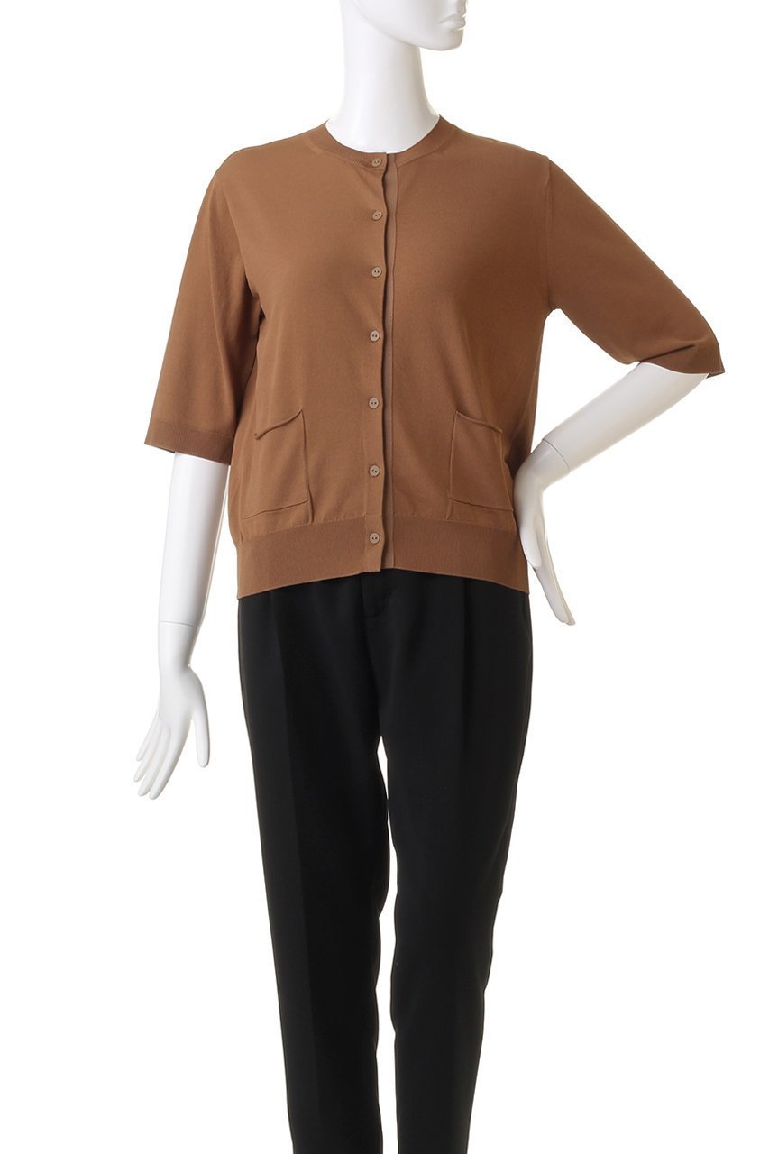 【ベイジ,/BEIGE,】のVALOIS(ヴァロア)/半袖カーディガン 人気、トレンドファッション・服の通販 founy(ファニー) 　ファッション　Fashion　レディースファッション　Fashion for Women　トップス・カットソー　Cut & Sew Tops　ニット　Knit Tops & Sweaters　カーディガン・羽織り　Layered Style Cardigans　カーディガン　Cardigan, Knitwear　ビジネス 仕事 通勤　Business / Work / Commuting　半袖　Short Sleeve, Half Sleeve　羽織　Haori, Light Jacket　other-2|ID: prp329100004578816 ipo3291000000032943554