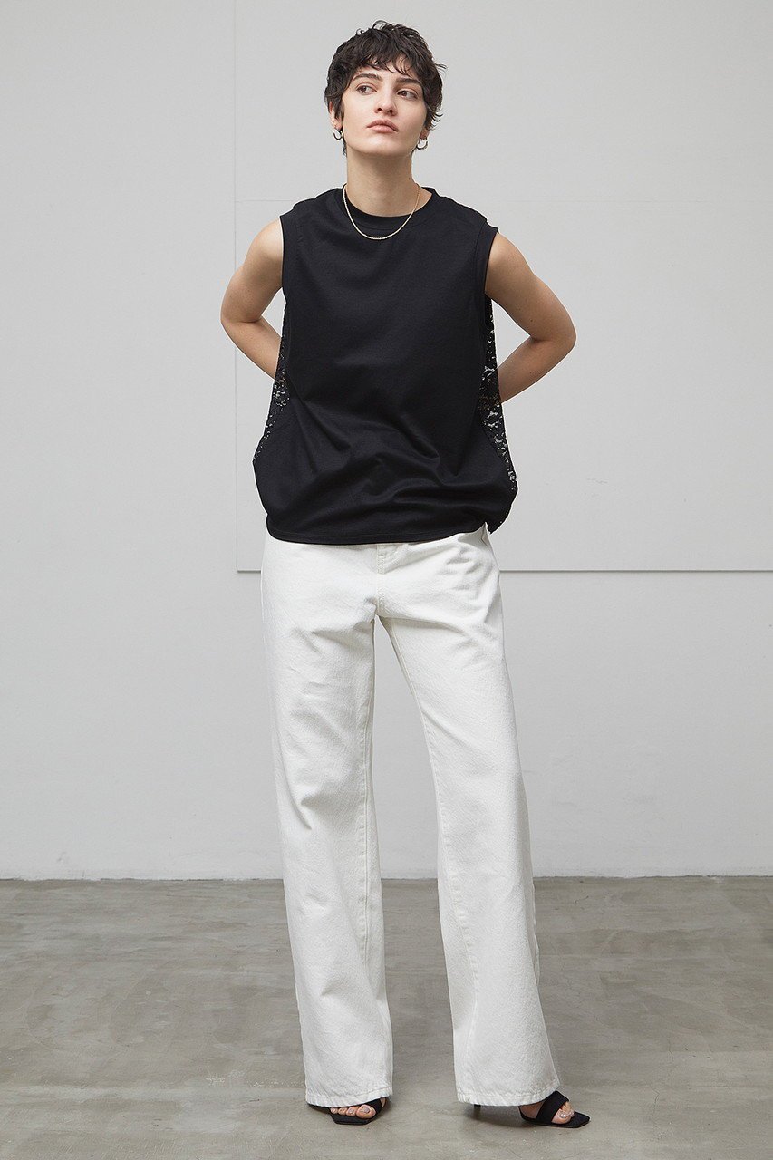 【ベイジ,/BEIGE,】のPALMIERS(パルミエ)/ノースリーブレースブラウス 人気、トレンドファッション・服の通販 founy(ファニー) 　ファッション　Fashion　レディースファッション　Fashion for Women　トップス・カットソー　Cut & Sew Tops　キャミソール&ノースリーブ　Camisoles & Sleeveless Tops　シャツ・ブラウス・オフィスカジュアル　Elegant Blouses & Button-Ups　なめらか　Smooth, Silky Texture　シンプル　Simple, Minimal　ノースリーブ　Sleeveless, No-Sleeve　ファブリック　Fabric, Textile　フロント　Front, Front Design　レース　Lace, Lace Fabric　エレガント 上品　Elegant　ビジネス 仕事 通勤　Business / Work / Commuting　other-7|ID: prp329100004578817 ipo3291000000032906610