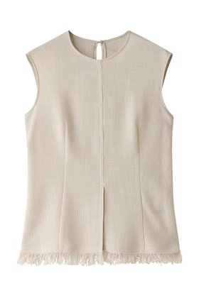 【ベイジ,/BEIGE,】のCANNET(カネ)/ノースリーブブラウス 人気、トレンドファッション・服の通販 founy(ファニー) ファッション Fashion レディースファッション Fashion for Women トップス・カットソー Cut & Sew Tops キャミソール&ノースリーブ Camisoles & Sleeveless Tops シャツ・ブラウス・オフィスカジュアル Elegant Blouses & Button-Ups おすすめ Recommended / Our Picks シェイプ Shape, Slim Fit スリット Slit, Slit Detail セットアップ Set-Up, Coordinated Outfit デニム Denim, Jeans Material ノースリーブ Sleeveless, No-Sleeve フリンジ Fringe, Tassel エレガント 上品 Elegant ビジネス 仕事 通勤 Business / Work / Commuting 夏 Summer 洗える Machine Washable |ID:prp329100004578823