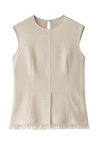 【ベイジ,/BEIGE,】のCANNET(カネ)/ノースリーブブラウス Ecru|ID: prp329100004578823 ipo3291000000036140876