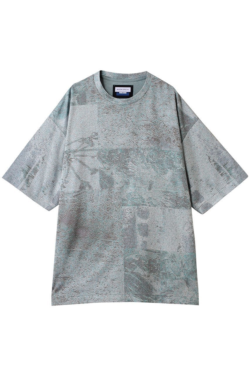 【メゾンスペシャル/MAISON SPECIAL】の【UNISEX】フォトJQニットTシャツ-Collage インテリア・キッズ・メンズ・レディースファッション・服の通販 founy(ファニー) 　ファッション　Fashion　レディースファッション　Fashion for Women　トップス・カットソー　Cut & Sew Tops　ニット　Knit Tops & Sweaters　シャツ・ブラウス・オフィスカジュアル　Elegant Blouses & Button-Ups　ロングTシャツ・Tシャツ　Longline T-Shirts & Tees　カジュアルプルオーバー・ニットトップス　Pullovers & Knit Tops / Casual Pullovers　ユニセックス　Unisex, Genderless　グラフィック　Graphic, Graphic Design　ジャカード／ジャガード　Jacquard, Woven Pattern　MLT1(マルチカラー)|ID: prp329100004578828 ipo3291000000032513684