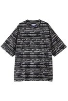 【メゾンスペシャル/MAISON SPECIAL】の【UNISEX】マルチボーダーバックカットジャガードニットTシャツ BLK(ブラック)|ID: prp329100004578829 ipo3291000000032436094
