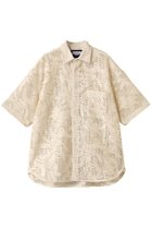 【メゾンスペシャル/MAISON SPECIAL】の【UNISEX】メッシュフラワー刺しゅう半袖シャツ IVR(アイボリー)|ID: prp329100004578831 ipo3291000000036081003
