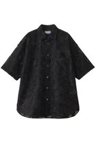 【メゾンスペシャル/MAISON SPECIAL】の【UNISEX】メッシュフラワー刺しゅう半袖シャツ BLK(ブラック)|ID: prp329100004578831 ipo3291000000036081004