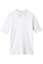 【サードマガジン/THIRD MAGAZINE】のシャツカラーハーフスリーブカットソー 人気、トレンドファッション・服の通販 founy(ファニー) ファッション Fashion レディースファッション WOMEN トップス・カットソー Tops/Tshirt シャツ/ブラウス Shirts/Blouses ロング / Tシャツ T-Shirts カットソー Cut and Sewn オーガンジー Organdy カットソー Cut And Sew コンパクト Compact ショート Short スリット Slit スリーブ Sleeve NEW・新作・新着・新入荷 New Arrivals thumbnail ホワイト|ID: prp329100004578835 ipo3291000000032436132