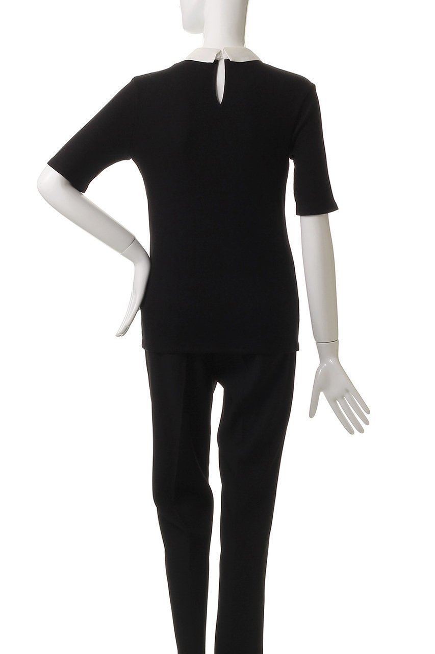 【サードマガジン/THIRD MAGAZINE】のシャツカラーハーフスリーブカットソー 人気、トレンドファッション・服の通販 founy(ファニー) 　ファッション　Fashion　レディースファッション　WOMEN　トップス・カットソー　Tops/Tshirt　シャツ/ブラウス　Shirts/Blouses　ロング / Tシャツ　T-Shirts　カットソー　Cut and Sewn　オーガンジー　Organdy　カットソー　Cut And Sew　コンパクト　Compact　ショート　Short　スリット　Slit　スリーブ　Sleeve　NEW・新作・新着・新入荷　New Arrivals　other-4|ID: prp329100004578835 ipo3291000000032436136