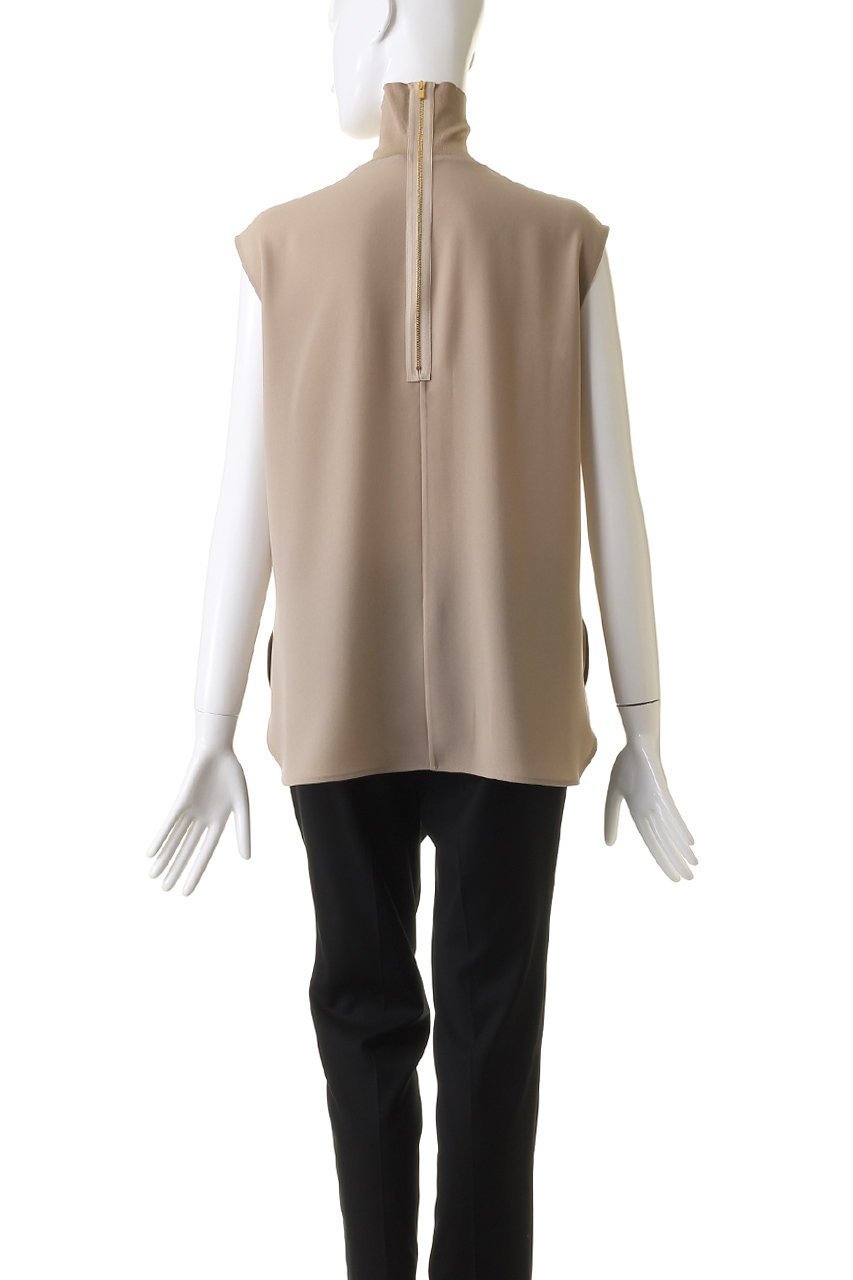 【ベイジ,/BEIGE,】のFLEUR(フルール)/ノースリーブブラウス 人気、トレンドファッション・服の通販 founy(ファニー) 　ファッション　Fashion　レディースファッション　Fashion for Women　トップス・カットソー　Cut & Sew Tops　キャミソール&ノースリーブ　Camisoles & Sleeveless Tops　シャツ・ブラウス・オフィスカジュアル　Elegant Blouses & Button-Ups　おすすめ　Recommended / Our Picks　なめらか　Smooth, Silky Texture　インナー　Innerwear　ジャケット　Jacket, Outerwear　スリーブ　Sleeve, Long Sleeve / Short Sleeve　セットアップ　Set-Up, Coordinated Outfit　ノースリーブ　Sleeveless, No-Sleeve　ハイネック　High Neck, Mock Neck　フレンチ　French, French Style　エレガント 上品　Elegant　other-4|ID: prp329100004578837 ipo3291000000032909746