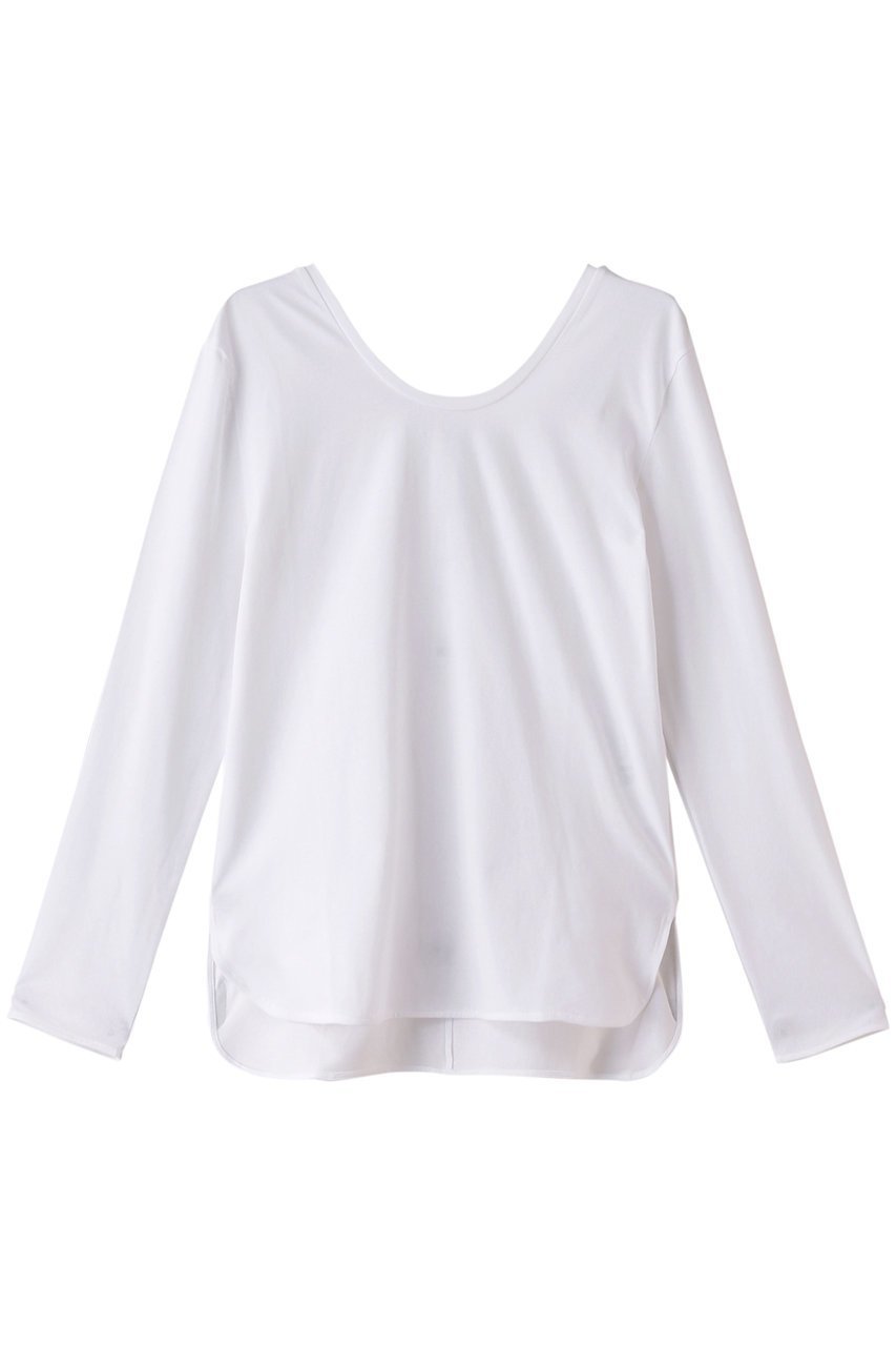 【ベイジ,/BEIGE,】のBROIS(ブロア)/ロングTシャツ インテリア・キッズ・メンズ・レディースファッション・服の通販 founy(ファニー) 　ファッション　Fashion　レディースファッション　Fashion for Women　トップス・カットソー　Cut & Sew Tops　シャツ・ブラウス・オフィスカジュアル　Elegant Blouses & Button-Ups　ロングTシャツ・Tシャツ　Longline T-Shirts & Tees　カットソー・ベーシックTシャツ　Cut-and-Sewn Tops / Stretch Tees & Basics　インナー　Innerwear　シンプル　Simple, Minimal　スリーブ　Sleeve, Long Sleeve / Short Sleeve　ベーシック　Basic, Essential　ロング　Long, Long-Length　White|ID: prp329100004578849 ipo3291000000032844854