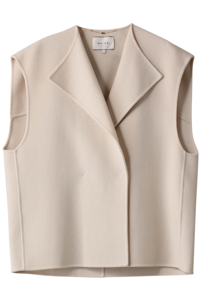 【ベイジ,/BEIGE,】のTHOUIN(トワン)/リバージレ インテリア・キッズ・メンズ・レディースファッション・服の通販 founy(ファニー) 　ファッション　Fashion　レディースファッション　Fashion for Women　アウター　Coat / Outerwear Collection　レディースジャケット・軽アウター　Jackets　シンプル　Simple, Minimal　ジャケット　Jacket, Outerwear　ベスト　Vest, Waistcoat　冬　Winter / This Winter　秋　Autumn　A/W・秋冬　Autumn/Winter　エクリュ|ID: prp329100004578862 ipo3291000000035065029