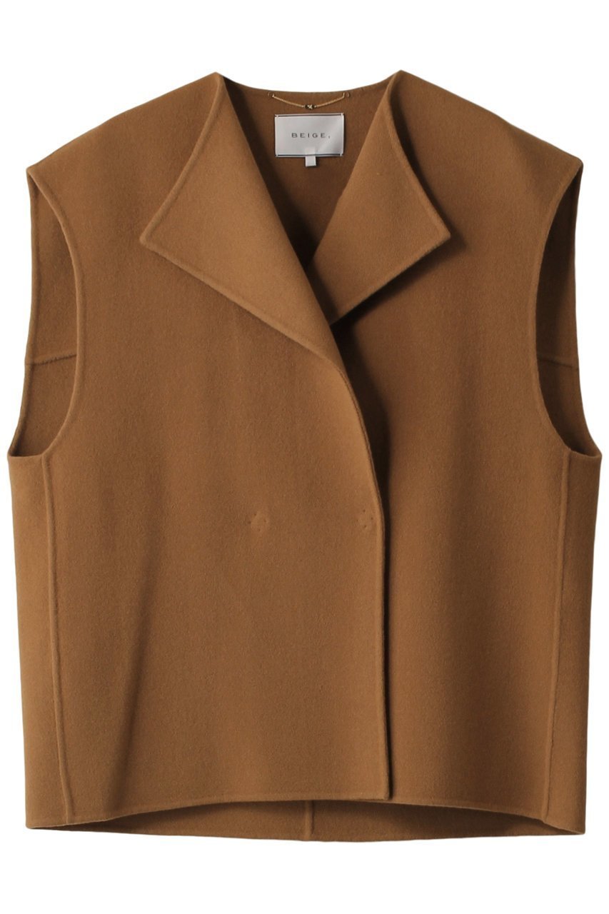 【ベイジ,/BEIGE,】のTHOUIN(トワン)/リバージレ インテリア・キッズ・メンズ・レディースファッション・服の通販 founy(ファニー) 　ファッション　Fashion　レディースファッション　Fashion for Women　アウター　Coat / Outerwear Collection　レディースジャケット・軽アウター　Jackets　シンプル　Simple, Minimal　ジャケット　Jacket, Outerwear　ベスト　Vest, Waistcoat　冬　Winter / This Winter　秋　Autumn　A/W・秋冬　Autumn/Winter　キャメル|ID: prp329100004578862 ipo3291000000035065032