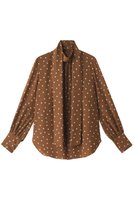 【ベイジ,/BEIGE,】のVIGNON(ヴィニョン)/ボウタイドットブラウス 人気、トレンドファッション・服の通販 founy(ファニー) ファッション Fashion レディースファッション WOMEN トップス・カットソー Tops/Tshirt シャツ/ブラウス Shirts/Blouses おすすめ Recommend スリーブ Sleeve ドット Dot ハイネック High Neck パーティ Party フェミニン Feminine ロング Long 秋 Autumn/Fall |ID:prp329100004578878