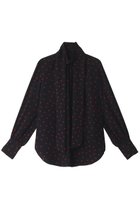 【ベイジ,/BEIGE,】のVIGNON(ヴィニョン)/ボウタイドットブラウス 人気、トレンドファッション・服の通販 founy(ファニー) ファッション Fashion レディースファッション Ladies' Fashion Online トップス・カットソー Tops/Tshirt シャツ/ブラウス Shirts/Blouses おすすめ Recommend スリーブ Sleeve ドット Dot ハイネック High Neck パーティ Party フェミニン Feminine ロング Long 秋 Autumn/Fall thumbnail ネイビー×レッド|ID: prp329100004578878 ipo3291000000032436530