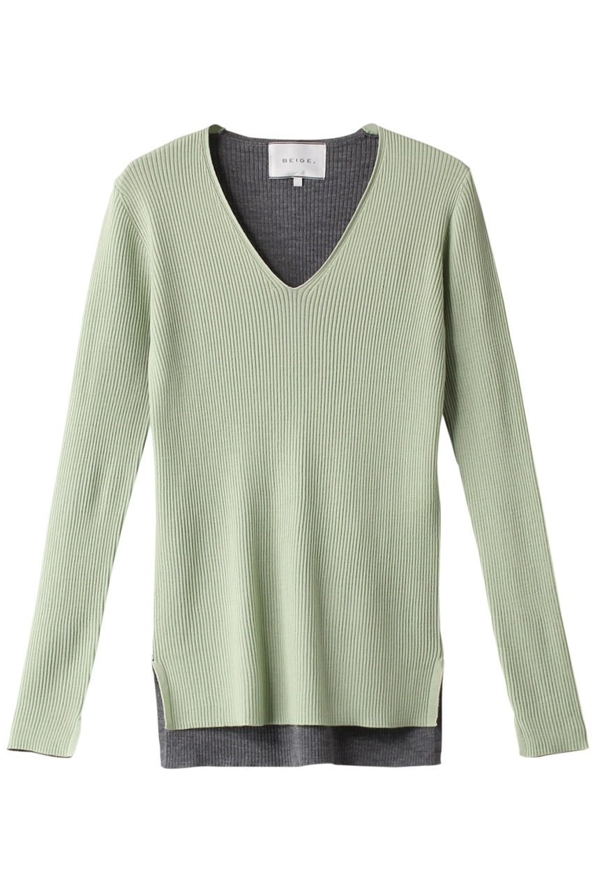 【ベイジ,/BEIGE,】のLA MONNAIE(ラ モネ)/Vネックニット 人気、トレンドファッション・服の通販 founy(ファニー) 　ファッション　Fashion　レディースファッション　Fashion for Women　トップス・カットソー　Cut & Sew Tops　ニット　Knit Tops & Sweaters　カジュアルプルオーバー・ニットトップス　Pullovers & Knit Tops / Casual Pullovers　Vネックトップス　V-Neck Tops / V-Cut Neckline Shirts　インナー　Innerwear　ジャケット　Jacket, Outerwear　スタイリッシュ　Stylish, Fashionable　スリーブ　Sleeve, Long Sleeve / Short Sleeve　フィット　Fit, Slim Fit　ロング　Long, Long-Length　 other-1|ID: prp329100004578880 ipo3291000000032955863