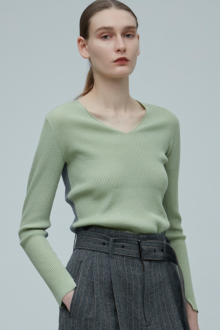【ベイジ,/BEIGE,】のLA MONNAIE(ラ モネ)/Vネックニット 人気、トレンドファッション・服の通販 founy(ファニー) 　ファッション　Fashion　レディースファッション　Fashion for Women　トップス・カットソー　Cut & Sew Tops　ニット　Knit Tops & Sweaters　カジュアルプルオーバー・ニットトップス　Pullovers & Knit Tops / Casual Pullovers　Vネックトップス　V-Neck Tops / V-Cut Neckline Shirts　インナー　Innerwear　ジャケット　Jacket, Outerwear　スタイリッシュ　Stylish, Fashionable　スリーブ　Sleeve, Long Sleeve / Short Sleeve　フィット　Fit, Slim Fit　ロング　Long, Long-Length　other-7|ID: prp329100004578880 ipo3291000000032955898