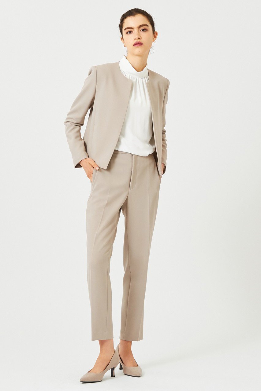 【ベイジ,/BEIGE,】のSOPHIA(ソフィア)/テーパードパンツ 人気、トレンドファッション・服の通販 founy(ファニー) 　ファッション　Fashion　レディースファッション　Fashion for Women　パンツ　Pants & Trousers　おすすめ　Recommended / Our Picks　なめらか　Smooth, Silky Texture　ストレッチ　Stretch, Stretchy Fabric　セットアップ　Set-Up, Coordinated Outfit　センター　Center, Center Line　エレガント 上品　Elegant　other-6|ID: prp329100004578883 ipo3291000000032829351