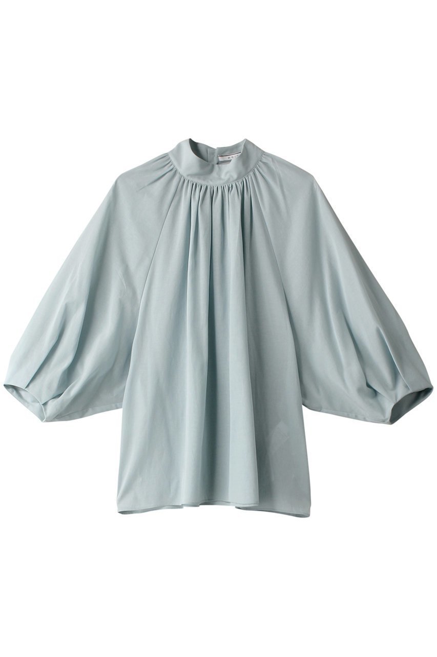【ベイジ,/BEIGE,】のBAC(バック)/ドルマンブラウス インテリア・キッズ・メンズ・レディースファッション・服の通販 founy(ファニー) 　ファッション　Fashion　レディースファッション　WOMEN　トップス・カットソー　Tops/Tshirt　シャツ/ブラウス　Shirts/Blouses　バッグ　Bag　なめらか　Smooth　ギャザー　Gather　ショート　Short　スリーブ　Sleeve　センター　Center　トレンド　Trend　モックネック　Mock Neck　セージ|ID: prp329100004578892 ipo3291000000032436659