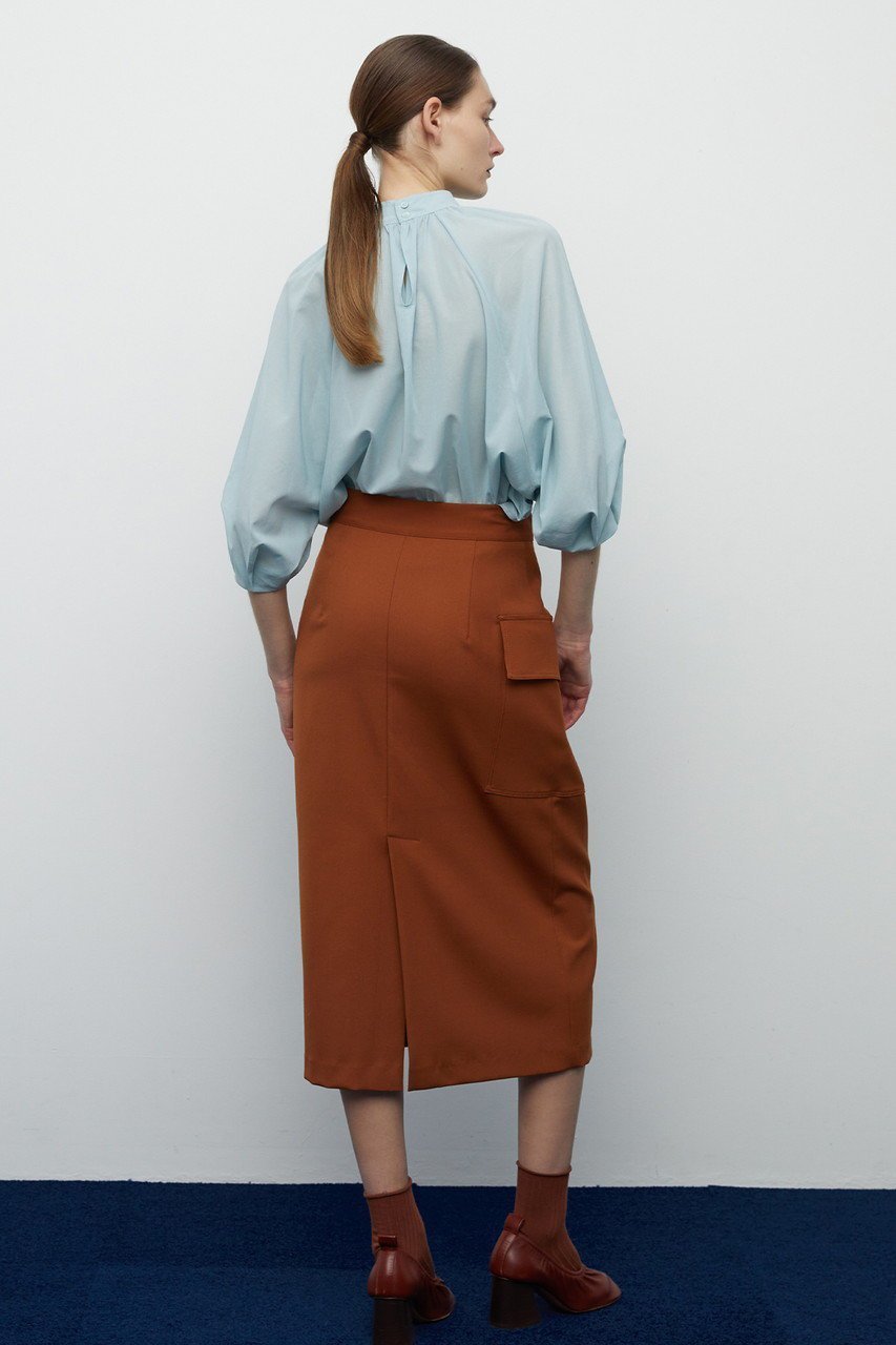 【ベイジ,/BEIGE,】のBAC(バック)/ドルマンブラウス 人気、トレンドファッション・服の通販 founy(ファニー) 　ファッション　Fashion　レディースファッション　WOMEN　トップス・カットソー　Tops/Tshirt　シャツ/ブラウス　Shirts/Blouses　バッグ　Bag　なめらか　Smooth　ギャザー　Gather　ショート　Short　スリーブ　Sleeve　センター　Center　トレンド　Trend　モックネック　Mock Neck　other-6|ID: prp329100004578892 ipo3291000000032436664