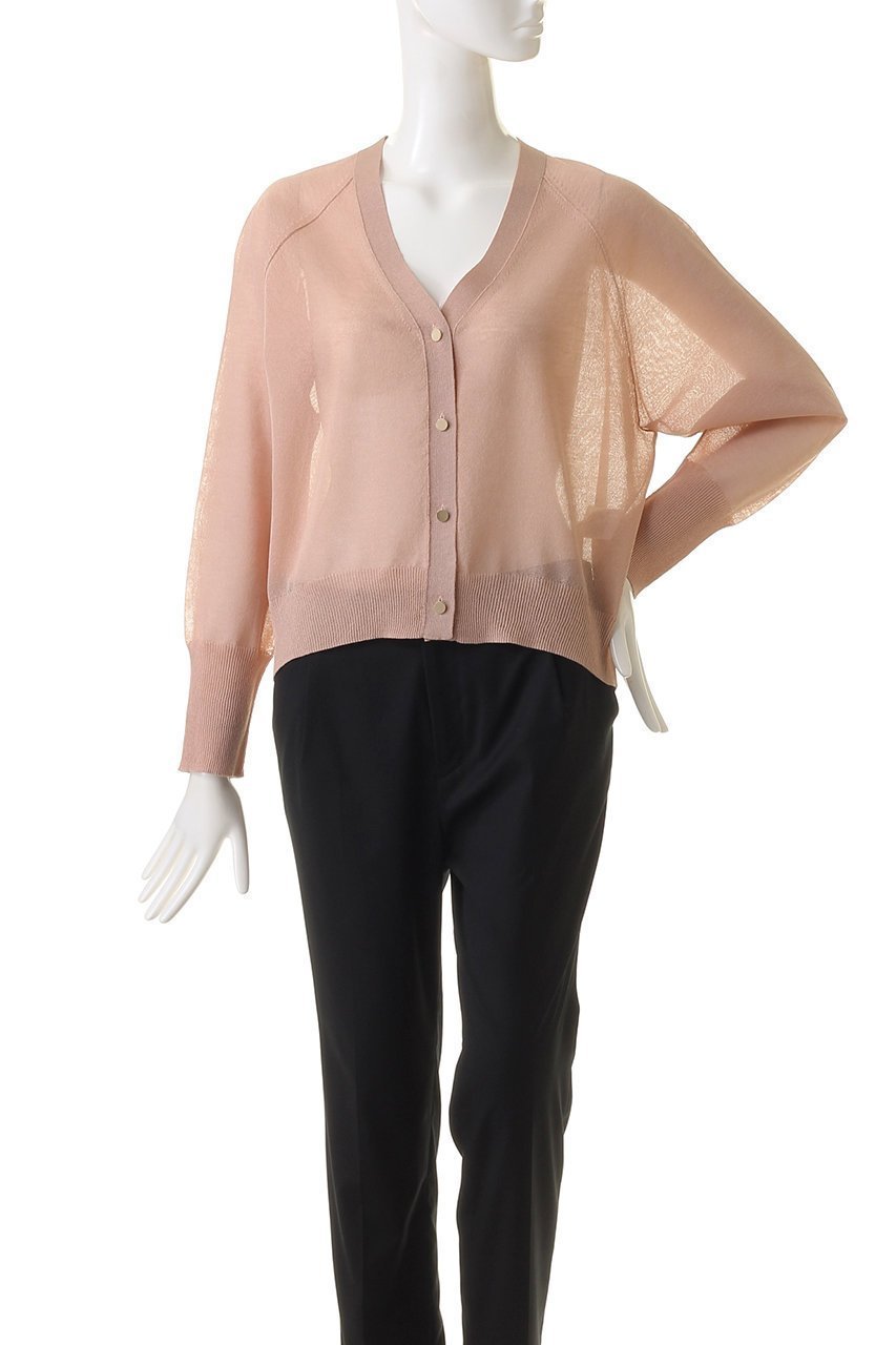 【ベイジ,/BEIGE,】のAUBER(オーベール)/シアーカーディガン 人気、トレンドファッション・服の通販 founy(ファニー) 　ファッション　Fashion　レディースファッション　Fashion for Women　トップス・カットソー　Cut & Sew Tops　ニット　Knit Tops & Sweaters　カーディガン・羽織り　Layered Style Cardigans　カーディガン　Cardigan, Knitwear　シアー　Sheer, See-Through　エレガント 上品　Elegant　軽量　Lightweight, Ultra Light　other-2|ID: prp329100004578896 ipo3291000000032955965