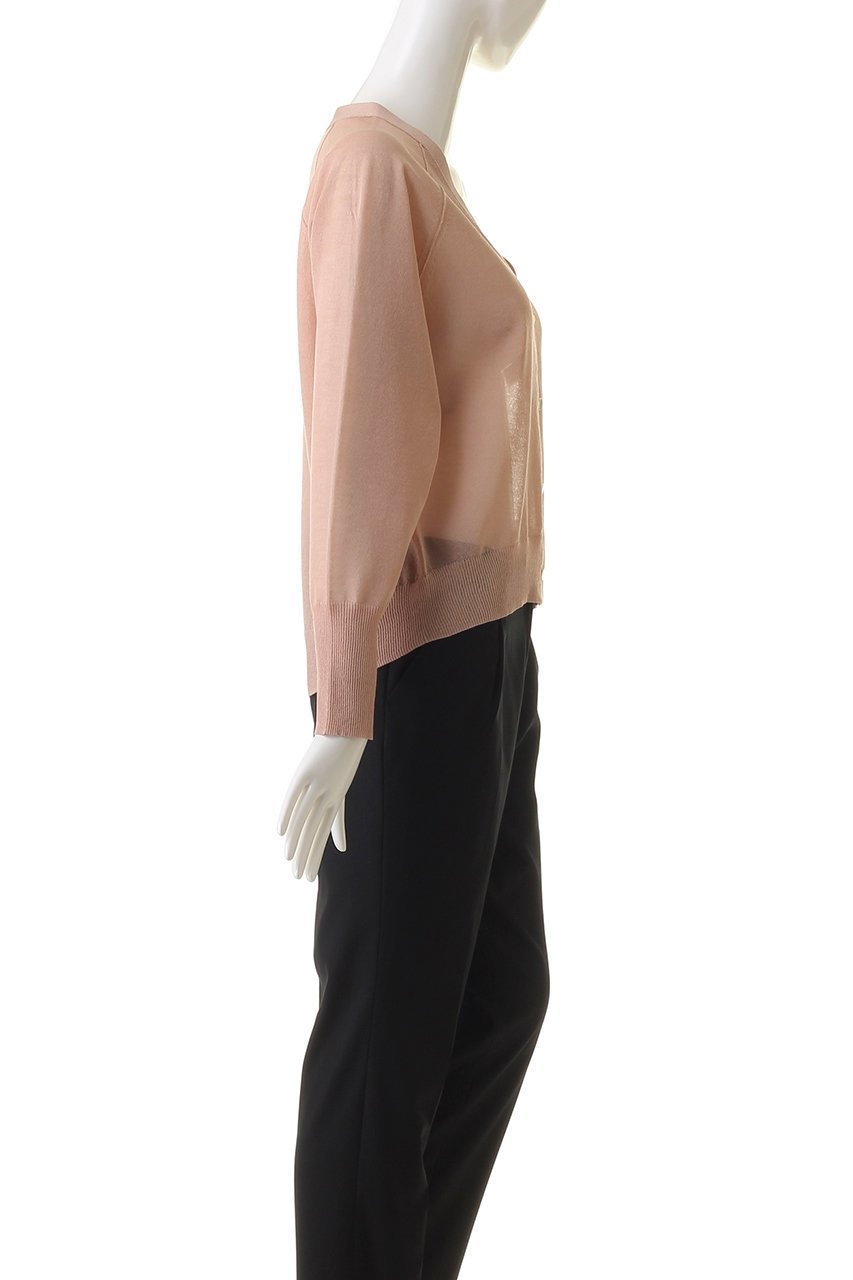 【ベイジ,/BEIGE,】のAUBER(オーベール)/シアーカーディガン 人気、トレンドファッション・服の通販 founy(ファニー) 　ファッション　Fashion　レディースファッション　Fashion for Women　トップス・カットソー　Cut & Sew Tops　ニット　Knit Tops & Sweaters　カーディガン・羽織り　Layered Style Cardigans　カーディガン　Cardigan, Knitwear　シアー　Sheer, See-Through　エレガント 上品　Elegant　軽量　Lightweight, Ultra Light　other-3|ID: prp329100004578896 ipo3291000000032955969