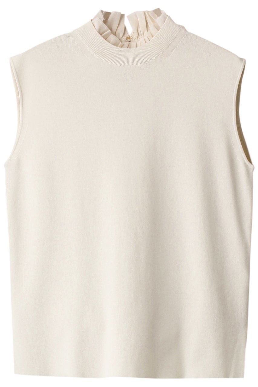 【ベイジ,/BEIGE,】のVALOIS(ヴァロア)/ニットトップス インテリア・キッズ・メンズ・レディースファッション・服の通販 founy(ファニー) 　ファッション　Fashion　レディースファッション　Fashion for Women　トップス・カットソー　Cut & Sew Tops　ニット　Knit Tops & Sweaters　カジュアルプルオーバー・ニットトップス　Pullovers & Knit Tops / Casual Pullovers　おすすめ　Recommended / Our Picks　アンサンブル　Ensemble Set　カーディガン　Cardigan, Knitwear　ギャザー　Gathered, Ruffled　吸水　Absorbent, Quick-Dry　Ecru|ID: prp329100004578897 ipo3291000000035066722